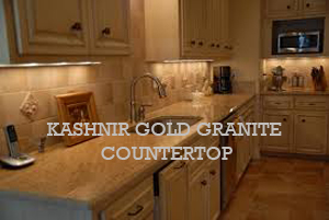 Kashmir gold granite countertop